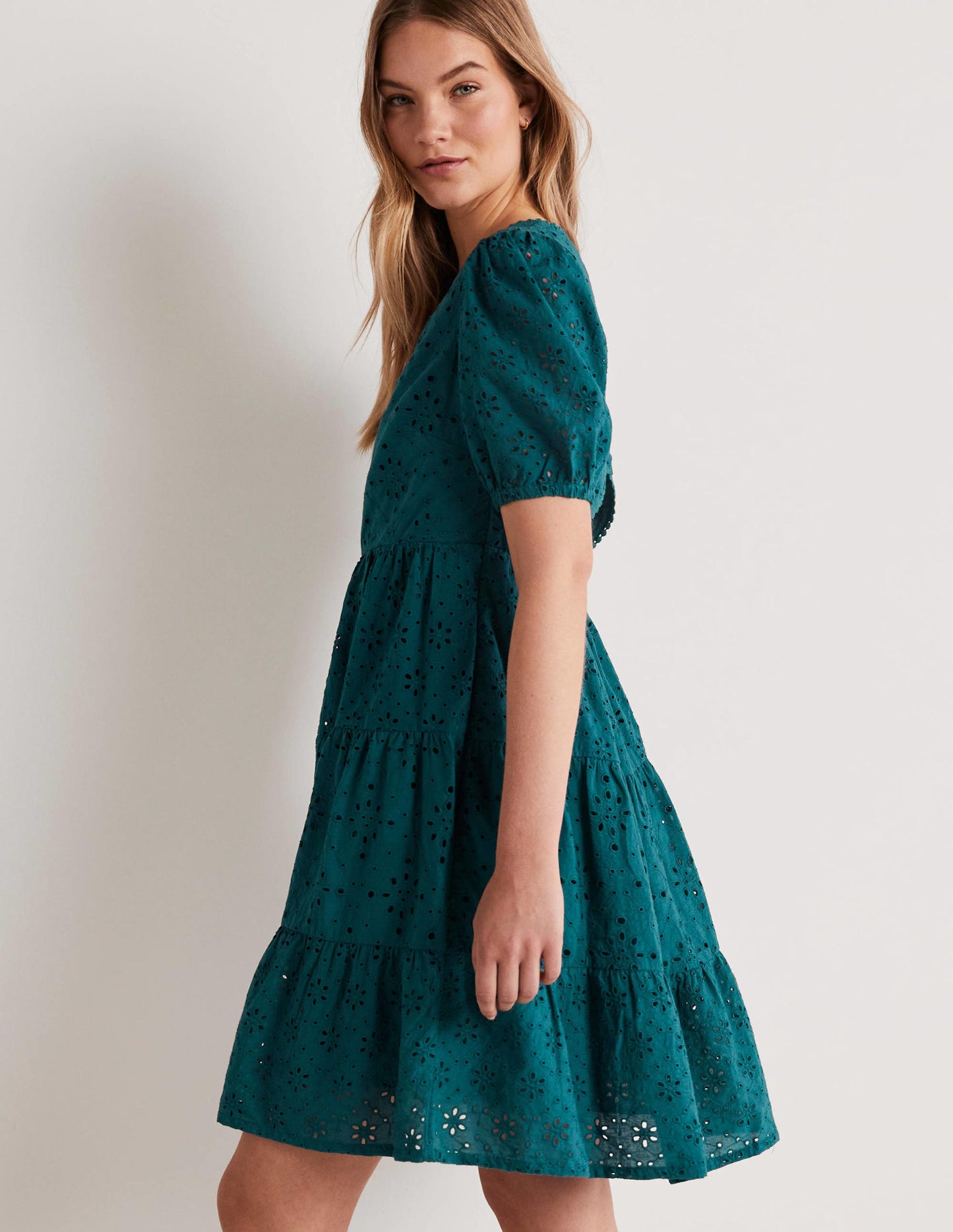 Back Detail Broderie Dress-Chesapeake Bay