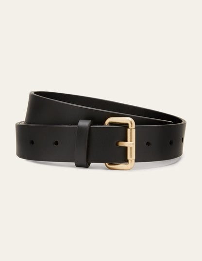 Classic Buckle Belt-Black-2