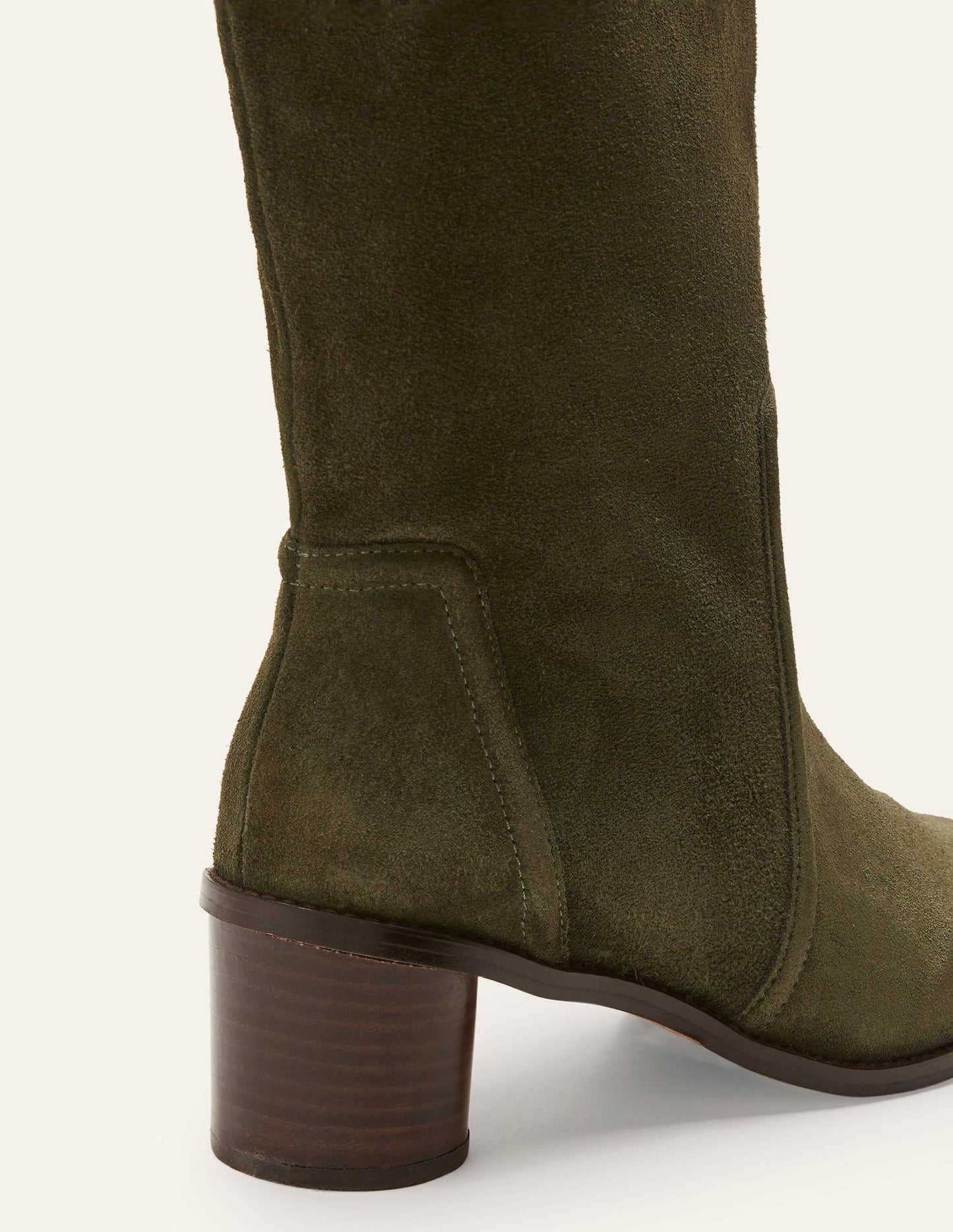 Suede Knee High Boots-Marsh