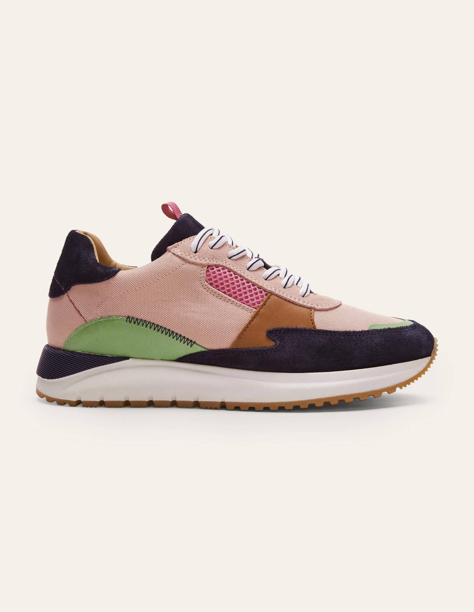 Colourblock Trainers-Milkshake-2