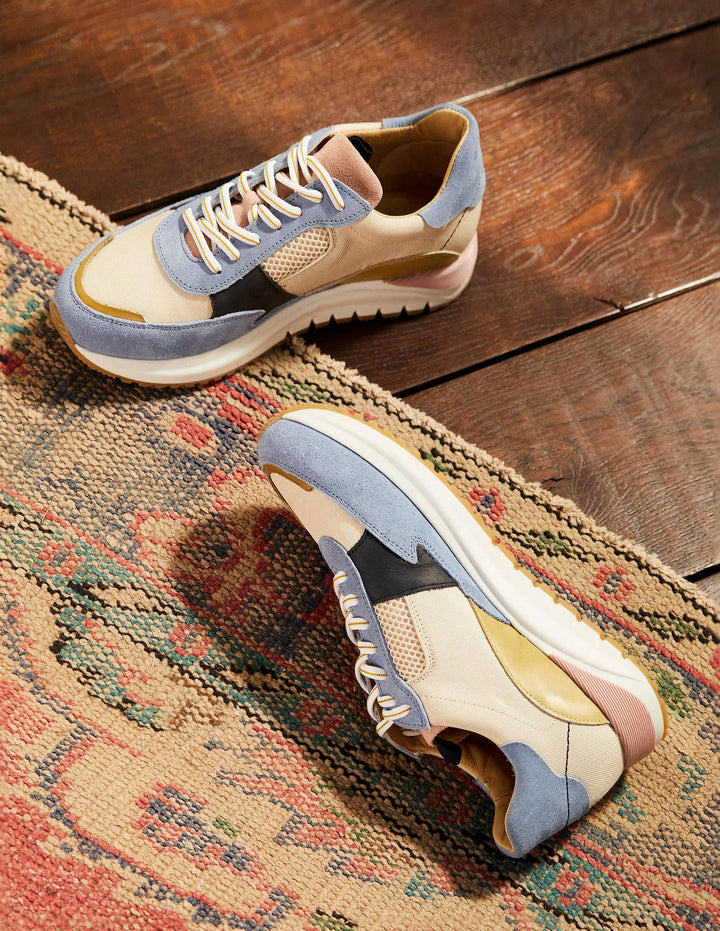 Colourblock Trainers-Dawn Sky