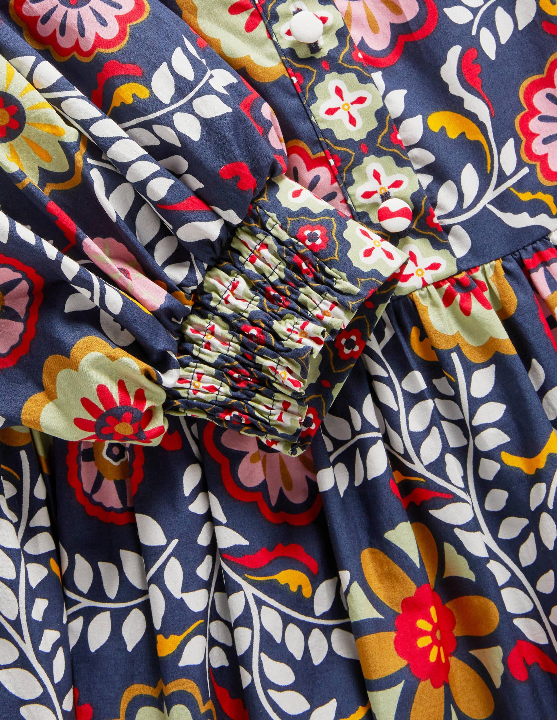 Ava Tiered Maxi Dress-French Navy, Opulent Garden-6