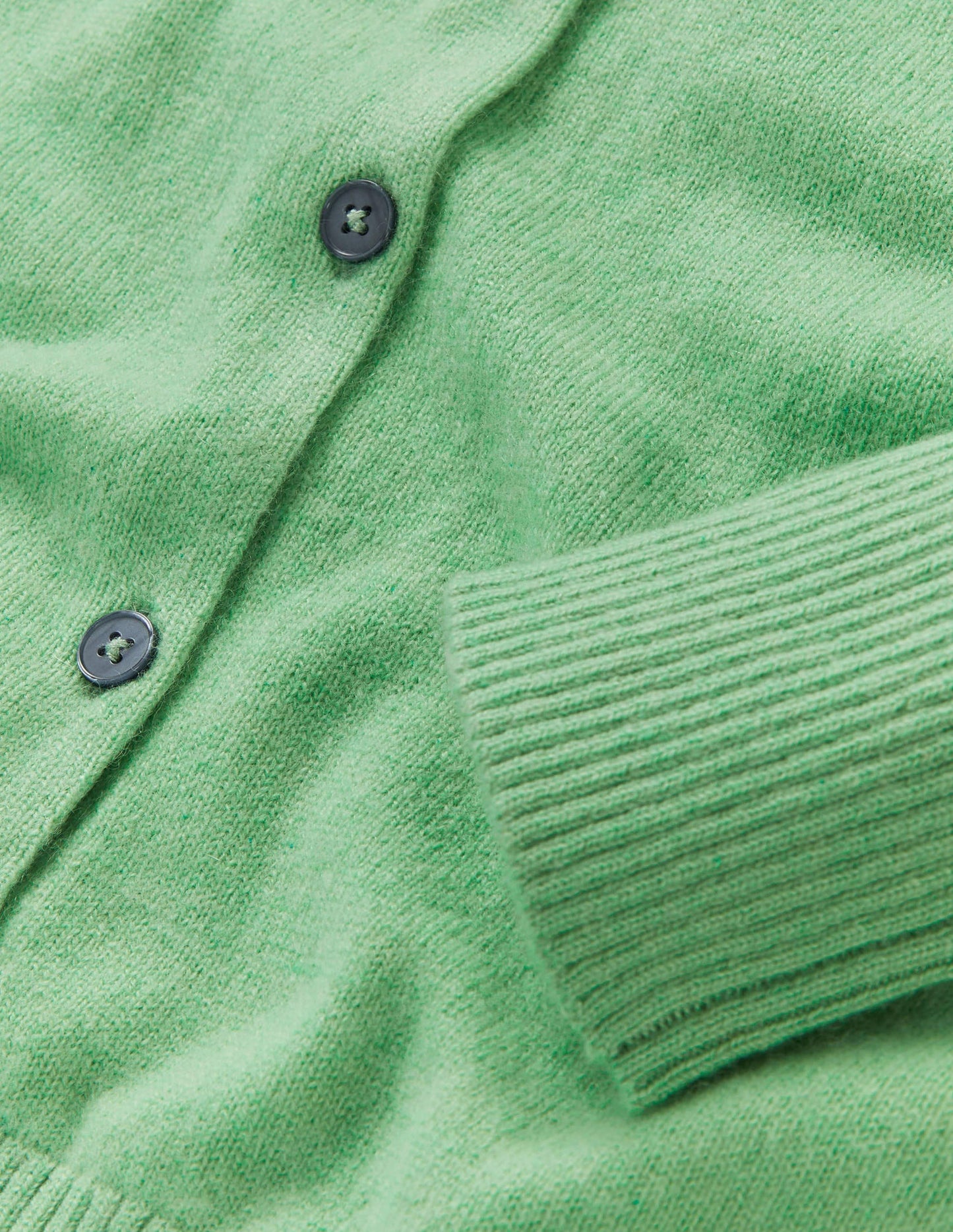 Cashmere Cardigan-Zephyr Green