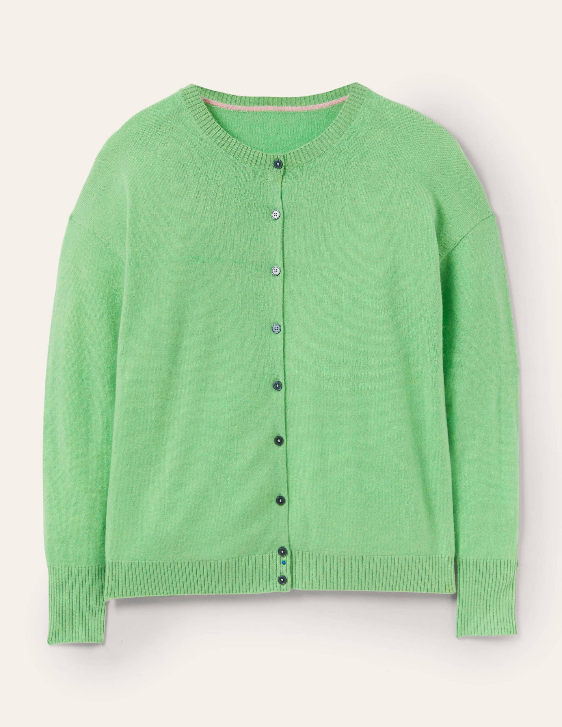 Cashmere Cardigan-Zephyr Green-6
