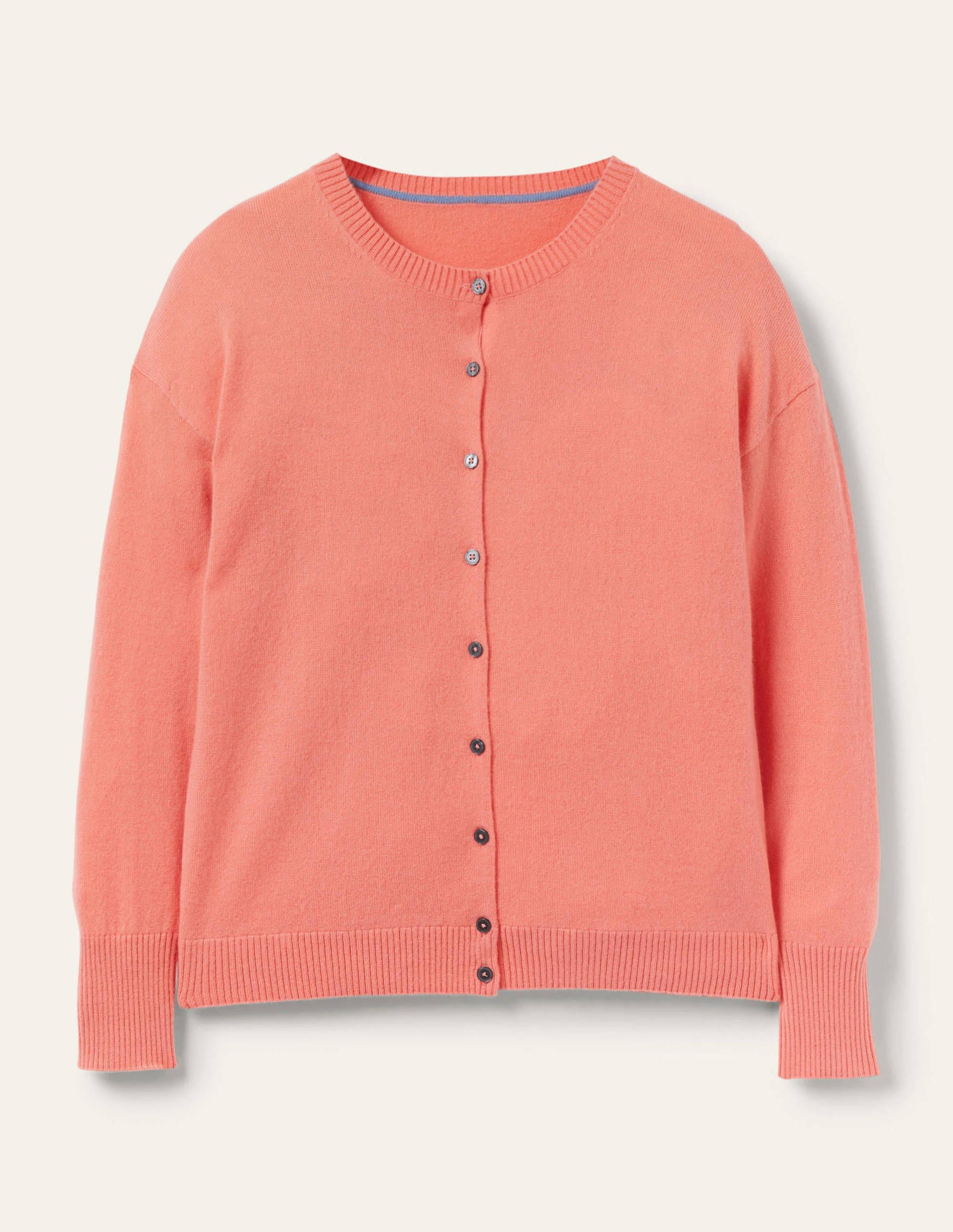 Cashmere Cardigan-Chalky Coral-9