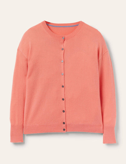 Cashmere Cardigan-Chalky Coral-9