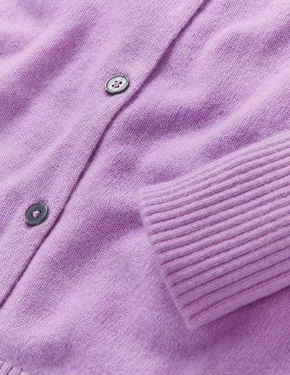 Cashmere Cardigan-African Violet-5