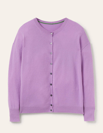Cashmere Cardigan-African Violet-6