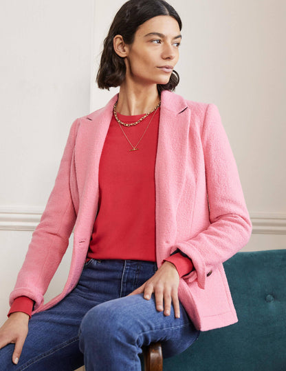 Cotton Crew Neck Jumper-Radish-4