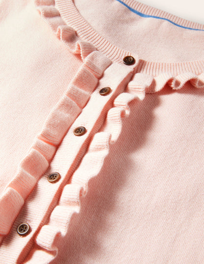Frill Detail Henley Jumper-Milkshake