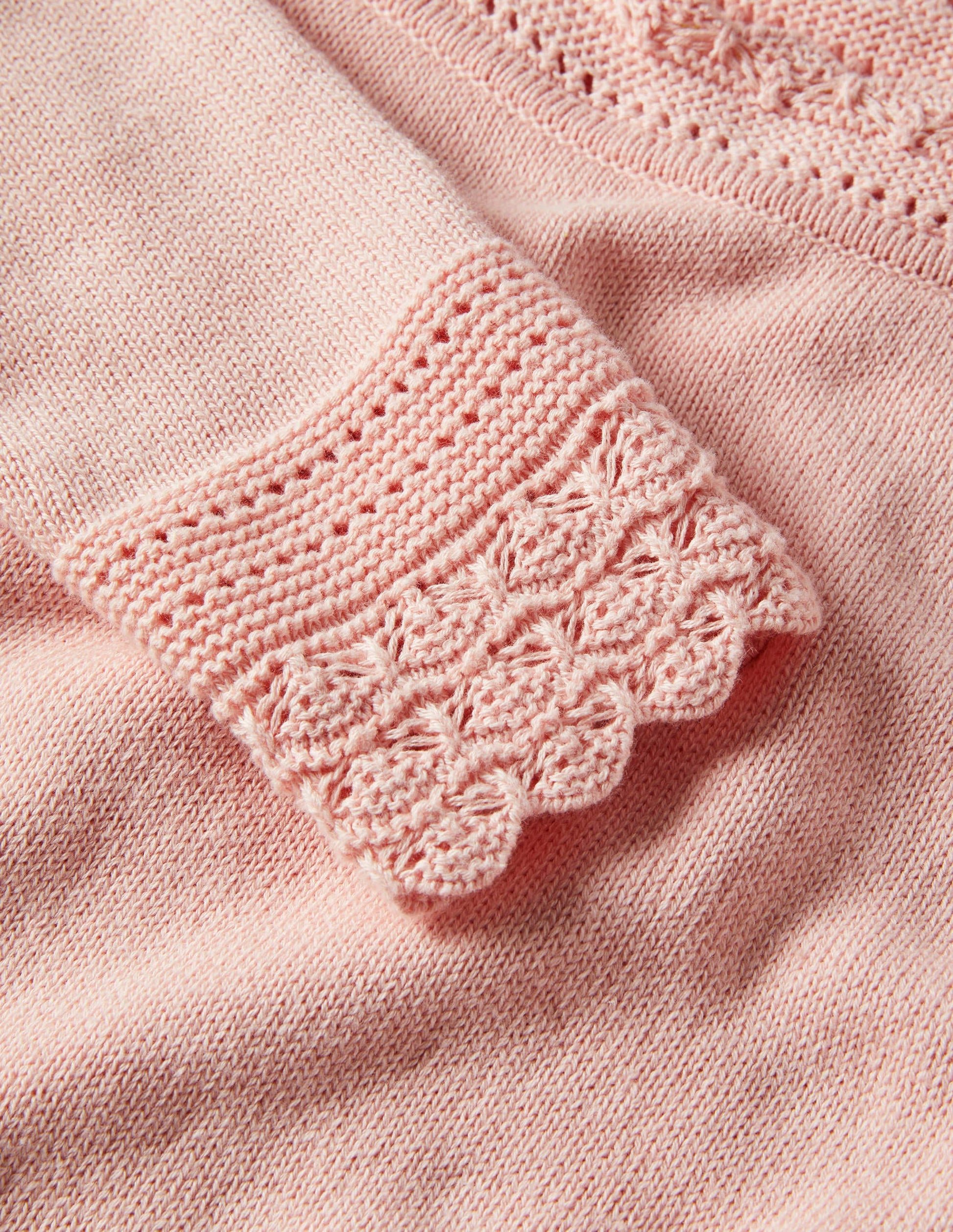 Scallop Crochet Trim Jumper-Milkshake-5