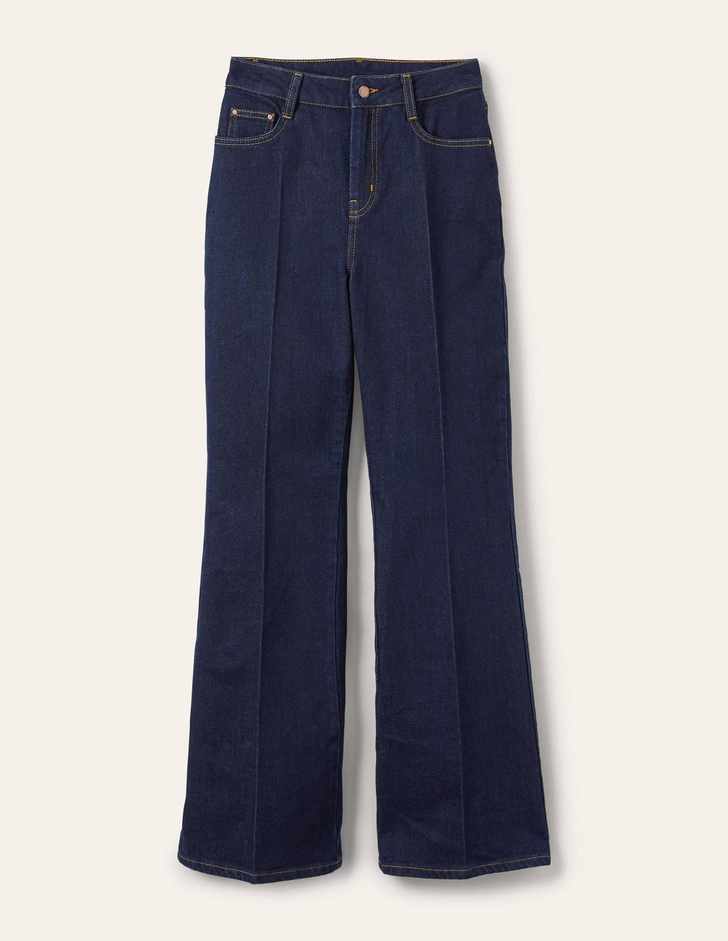 Antonia Smart Flare Jeans-Indigo