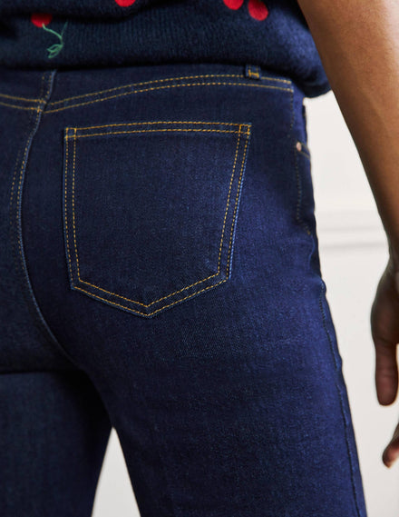 Antonia Smart Flare Jeans-Indigo