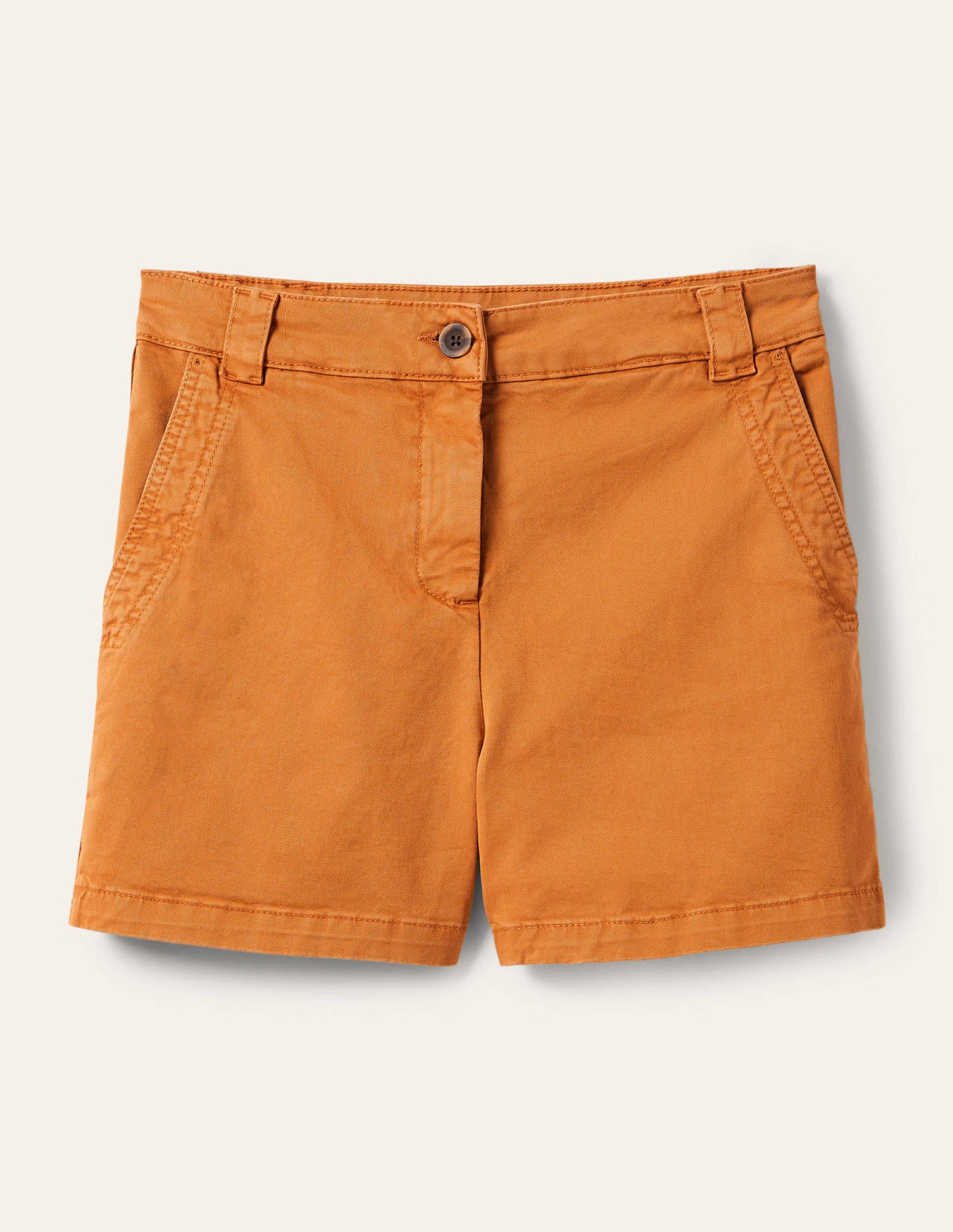 Classic Chino Shorts-Teak Wood Brown