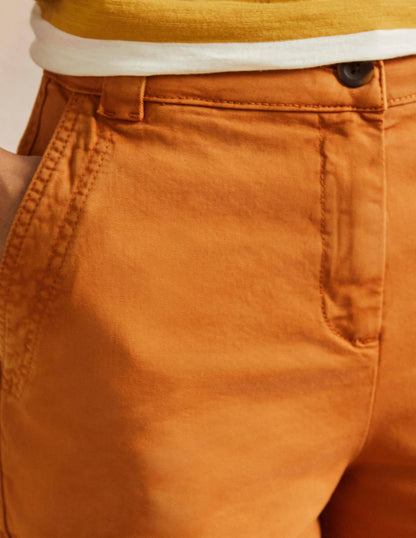 Classic Chino Shorts-Teak Wood Brown-4