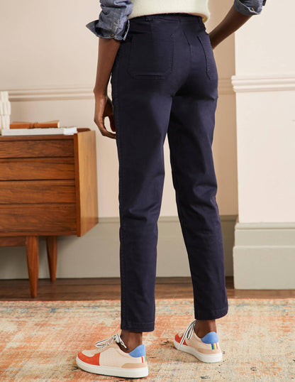 Classic Chino Trousers-Navy-3
