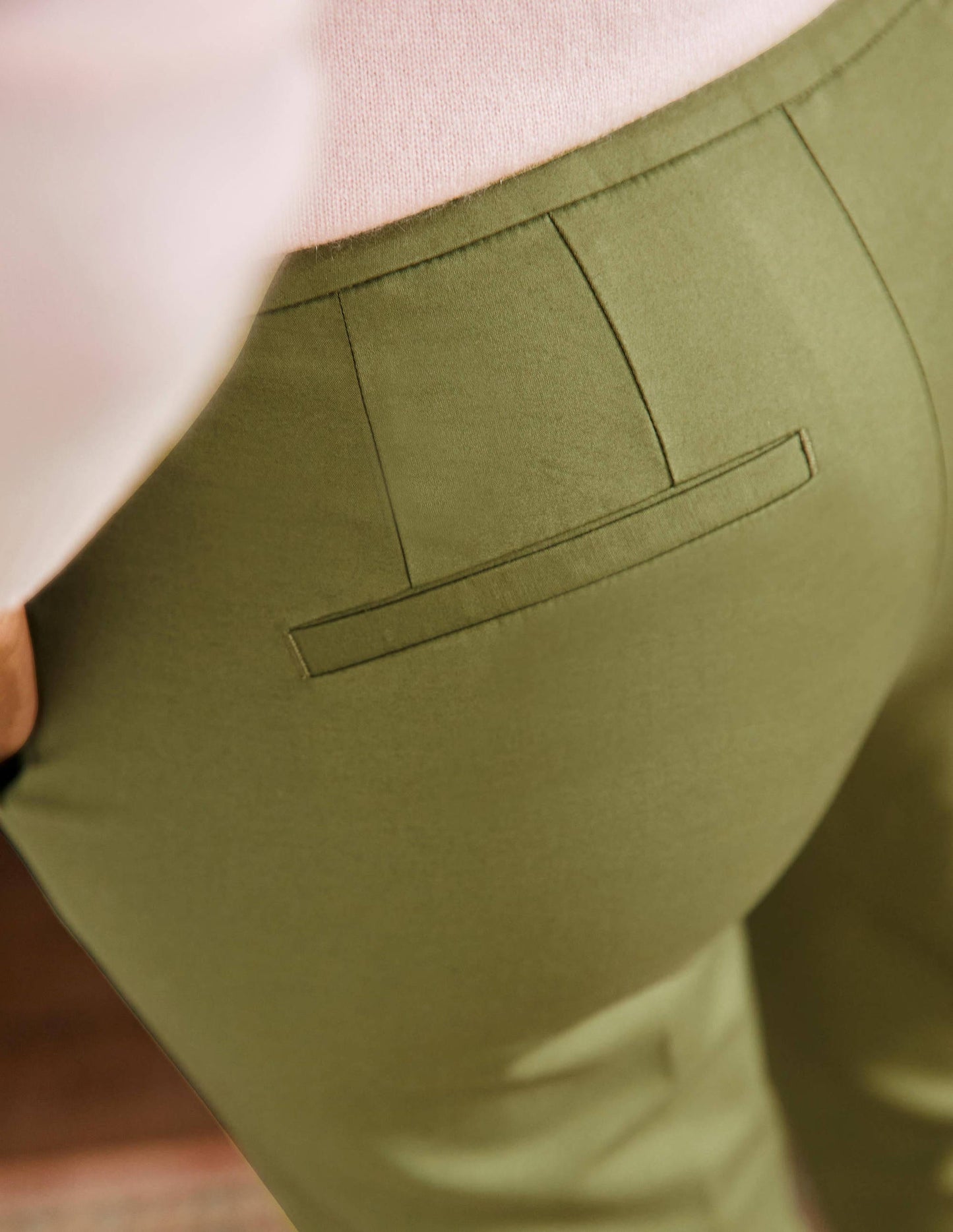 Richmond Trouser-Pea Green