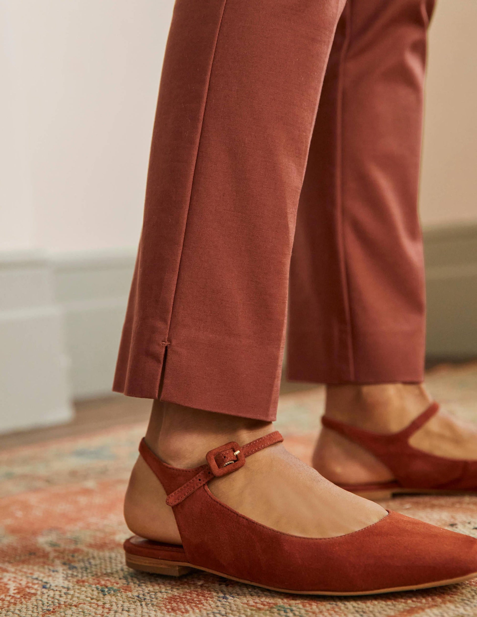 Richmond 7/8 Trouser-Red Oak-2