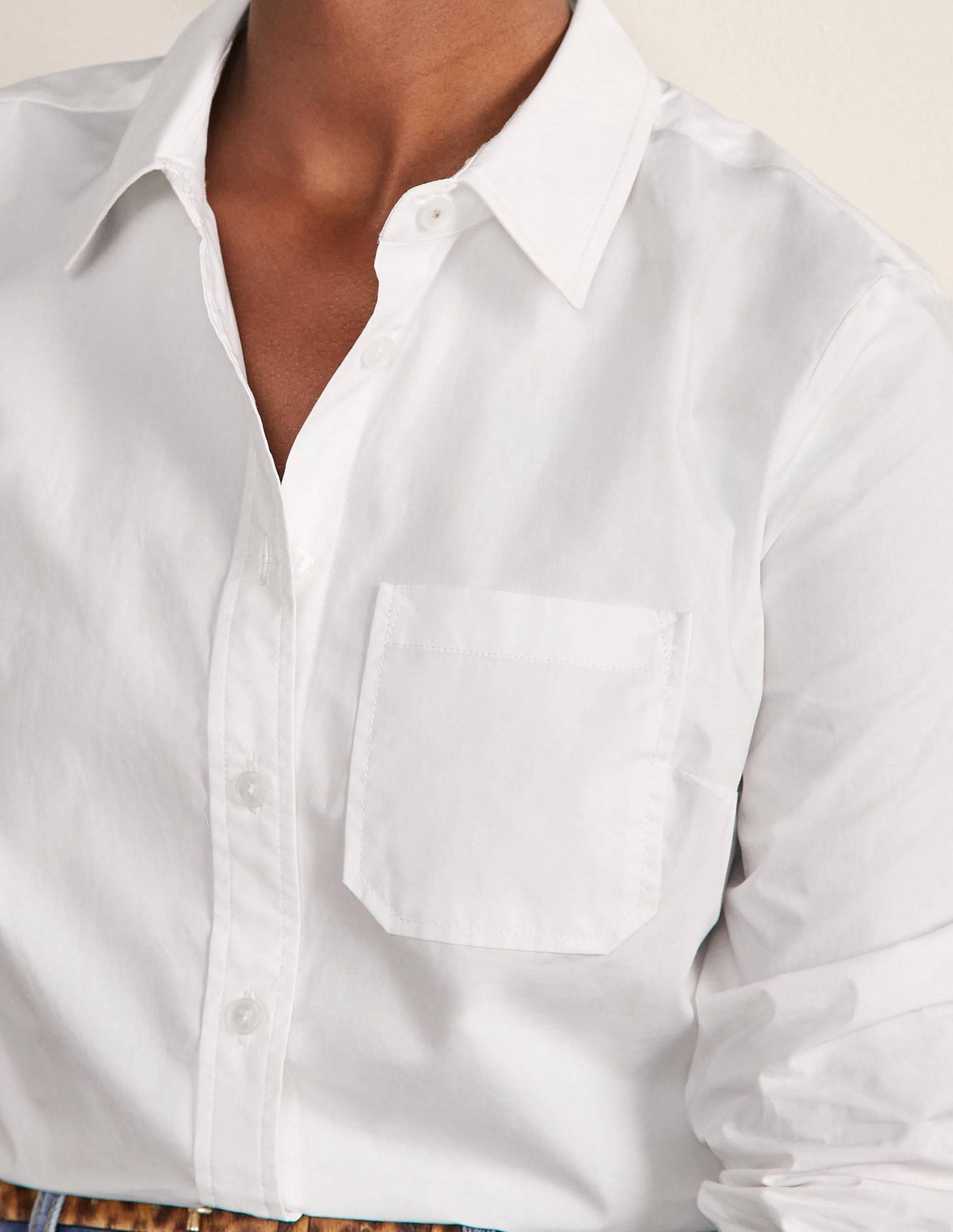Classic Cotton Shirt-White