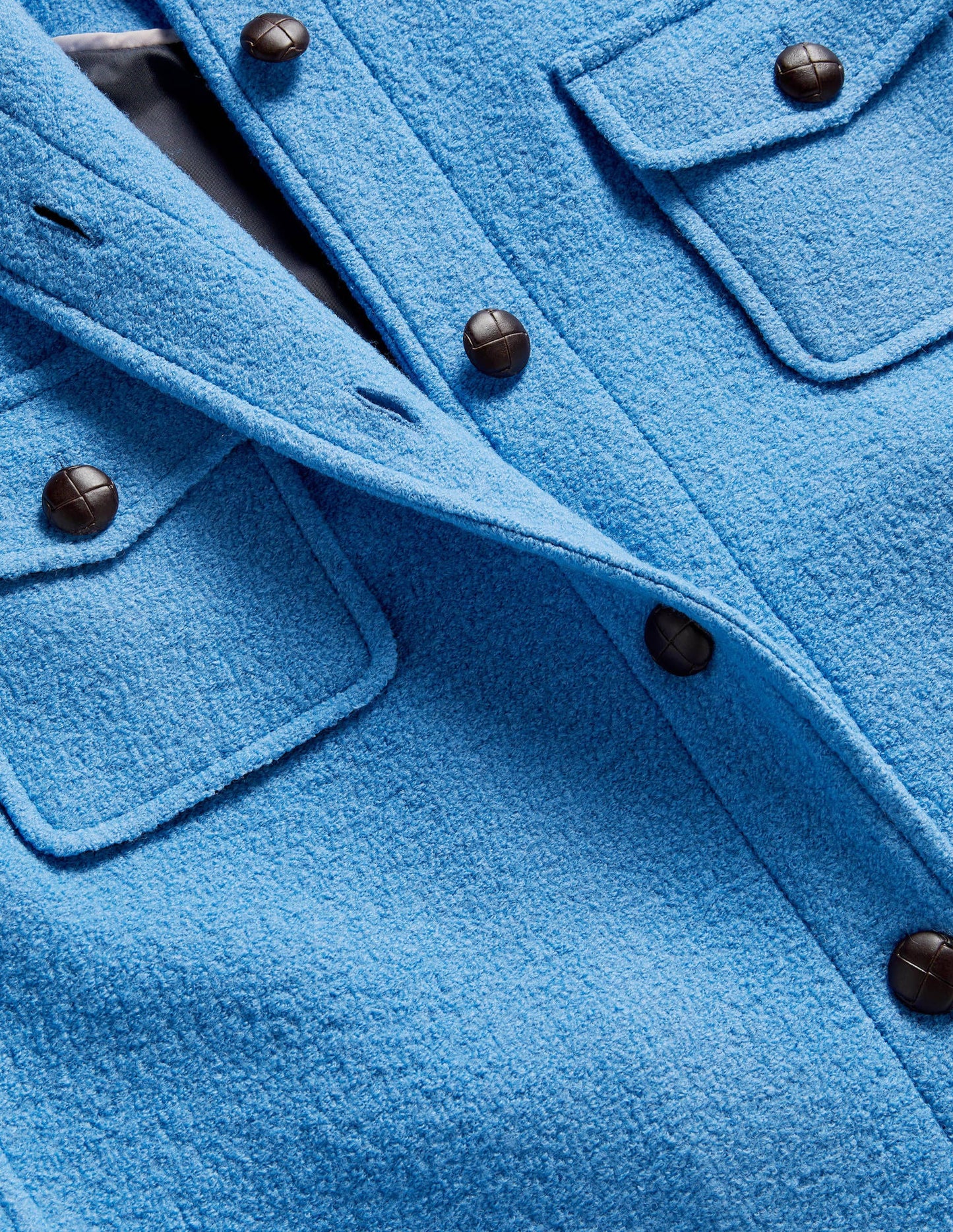 Textured Wool Shacket-Grape Hyacinth