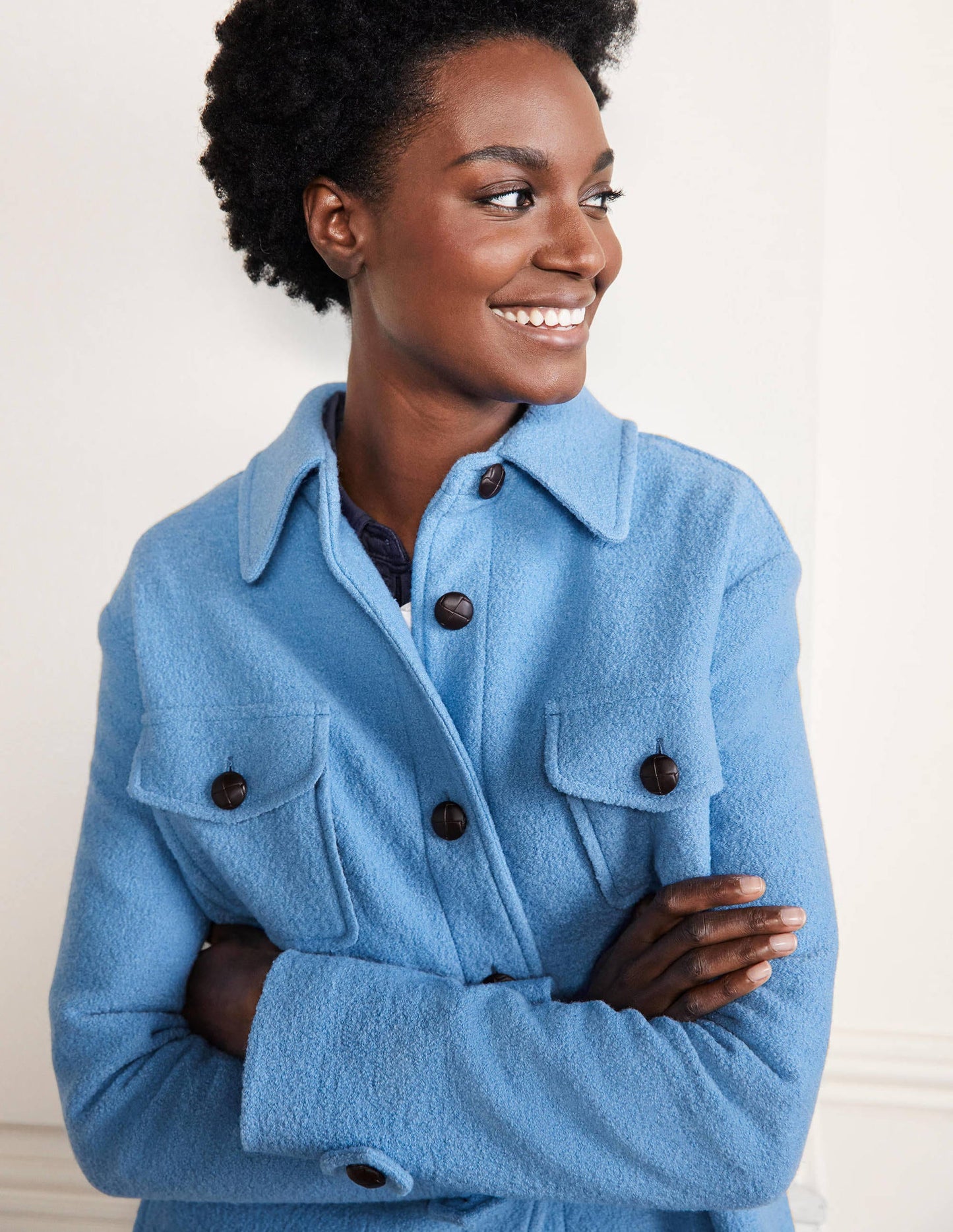 Textured Wool Shacket-Grape Hyacinth