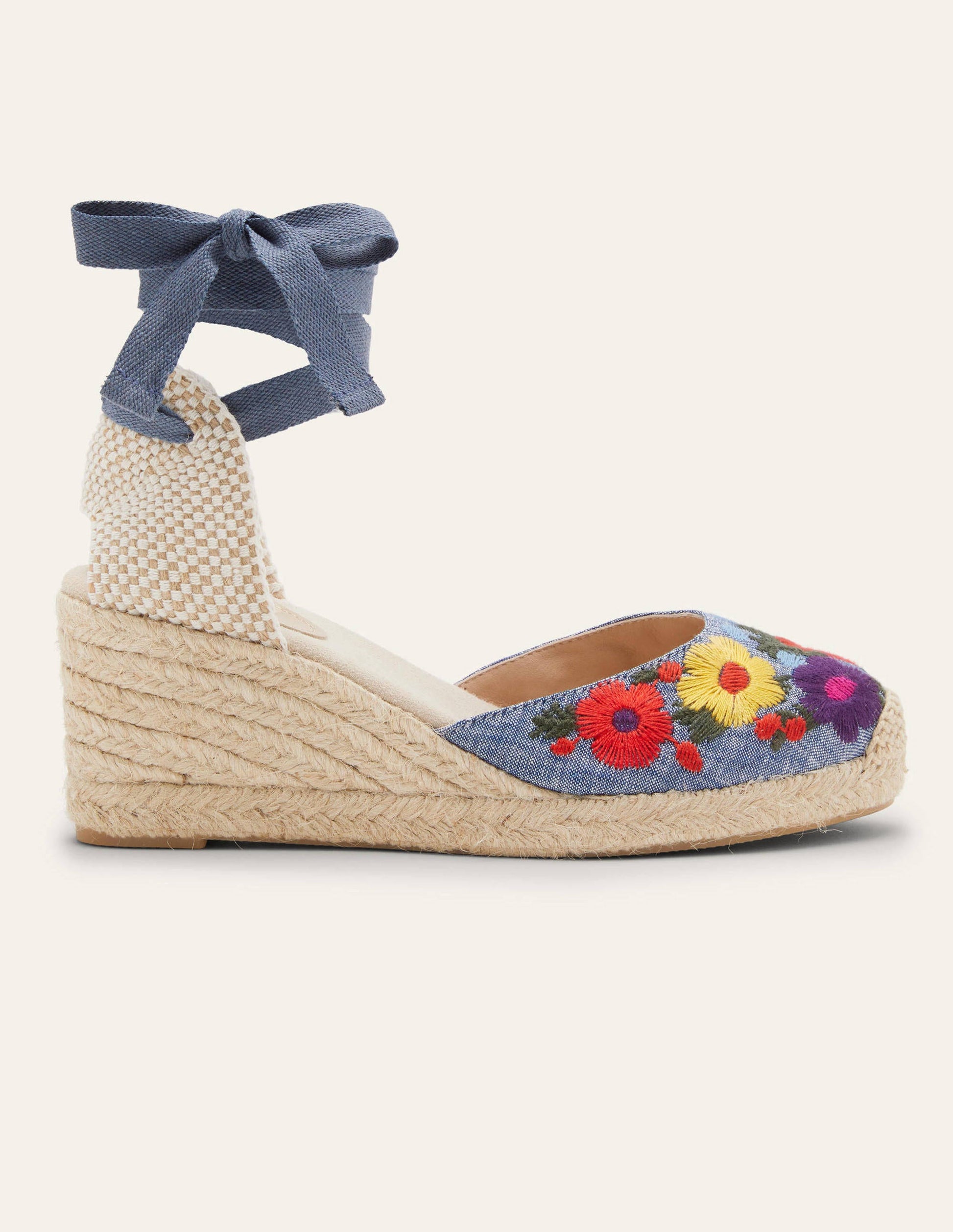 Cassie Espadrille Wedge-Chambray Embroidery-3