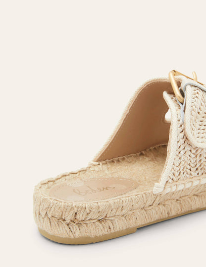 Buckle Espadrille Sandals-Natural Raffia-3