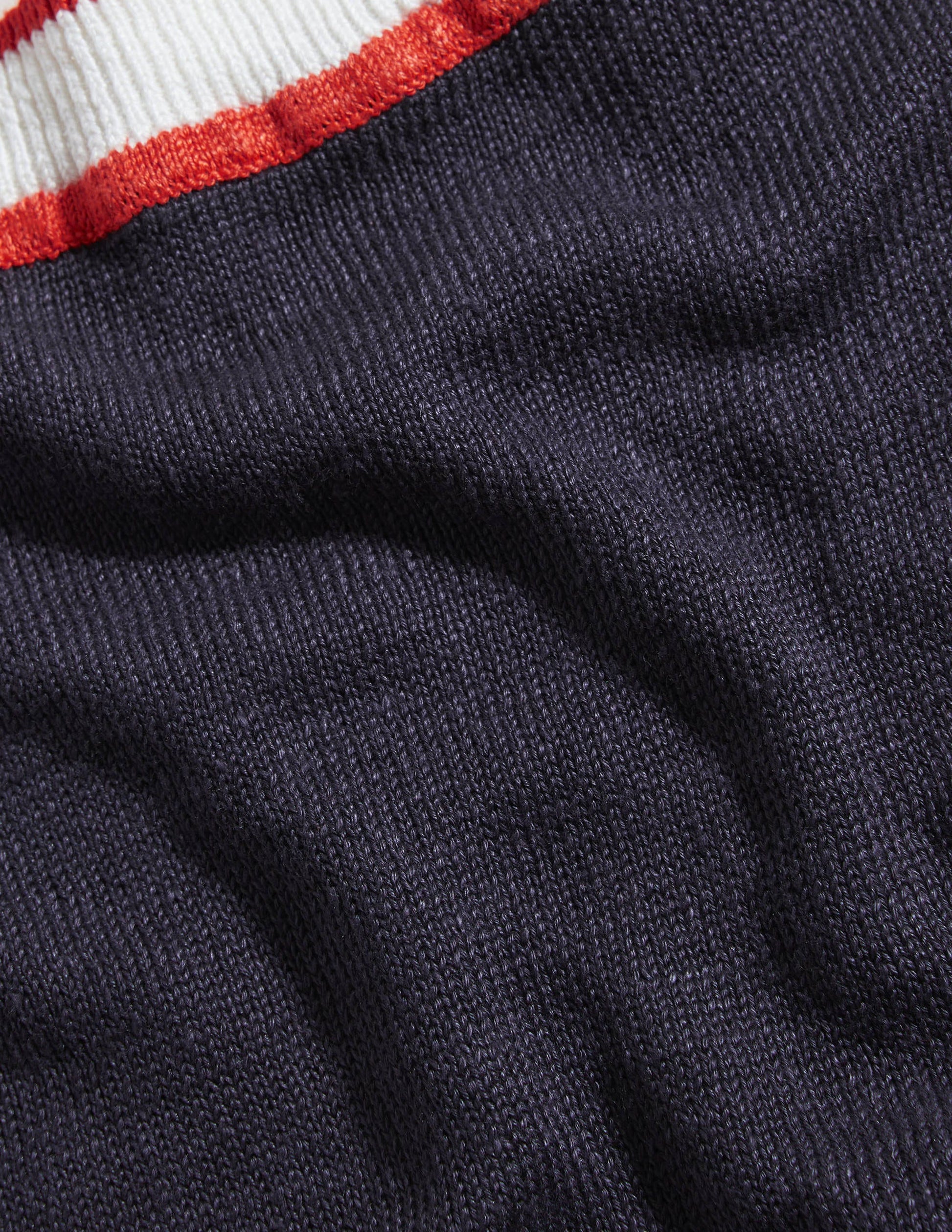Square Neck Linen Vest-Navy-6