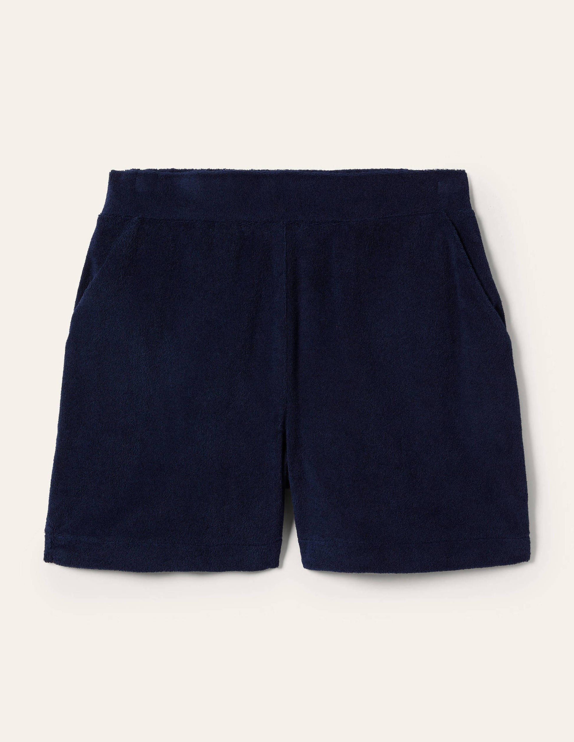 Erica Towelling Shorts-Navy-5