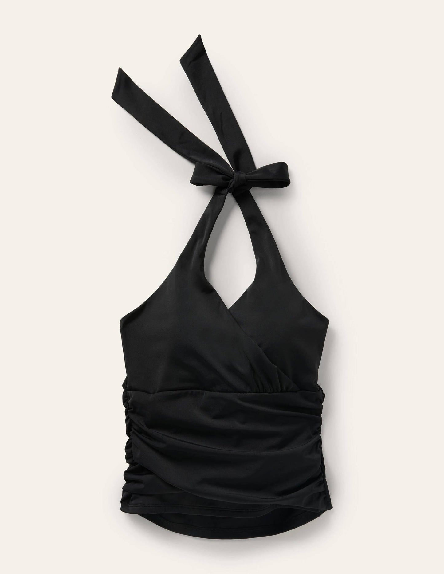 Levanzo Halter Tankini Top-Black