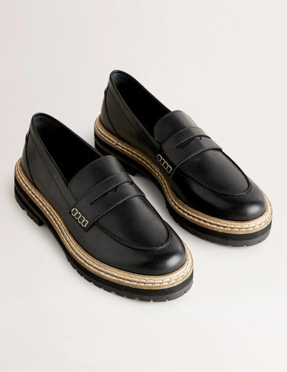 Chunky Loafers-Black-2