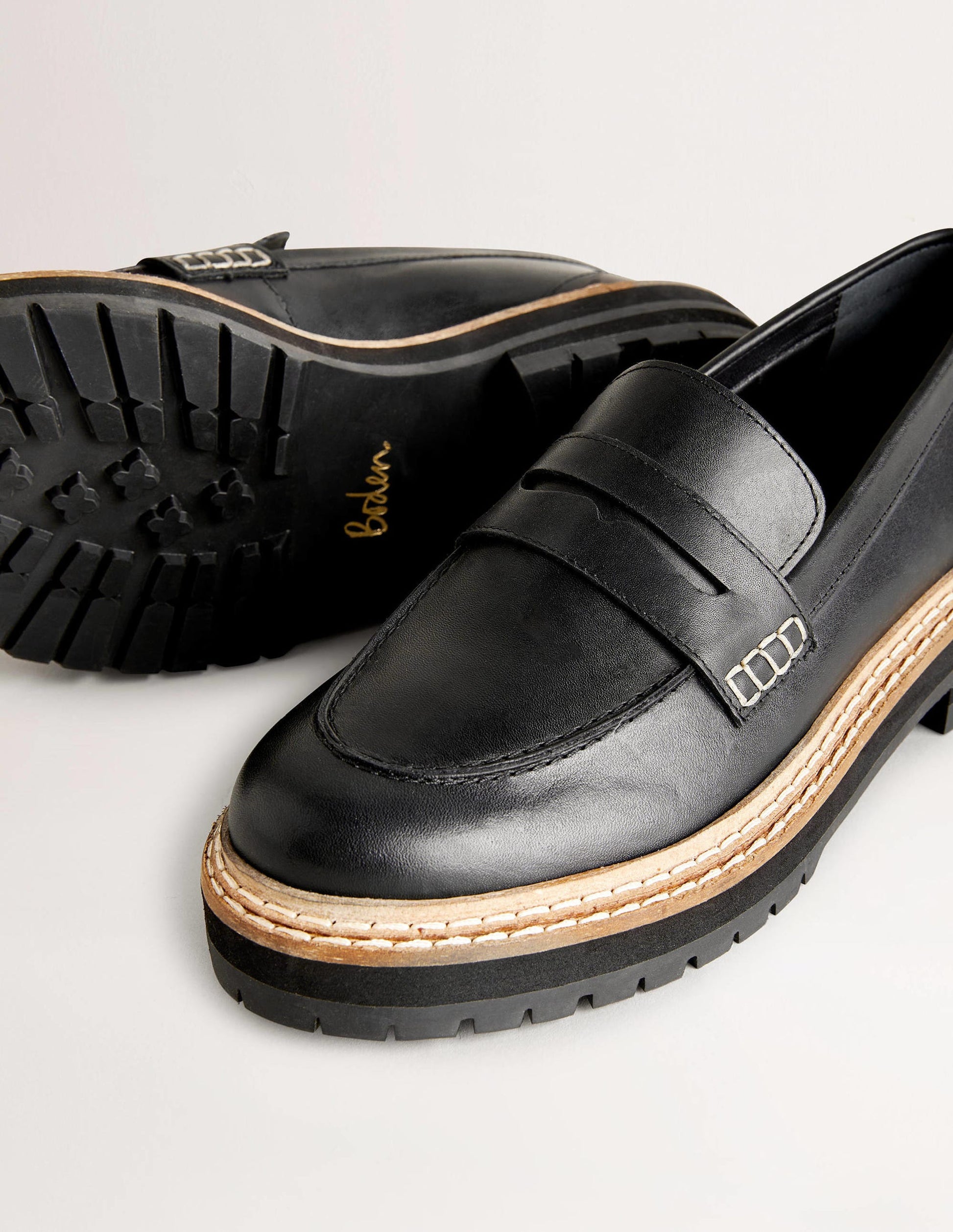 Chunky Loafers-Black-3