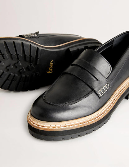 Chunky Loafers-Black-3