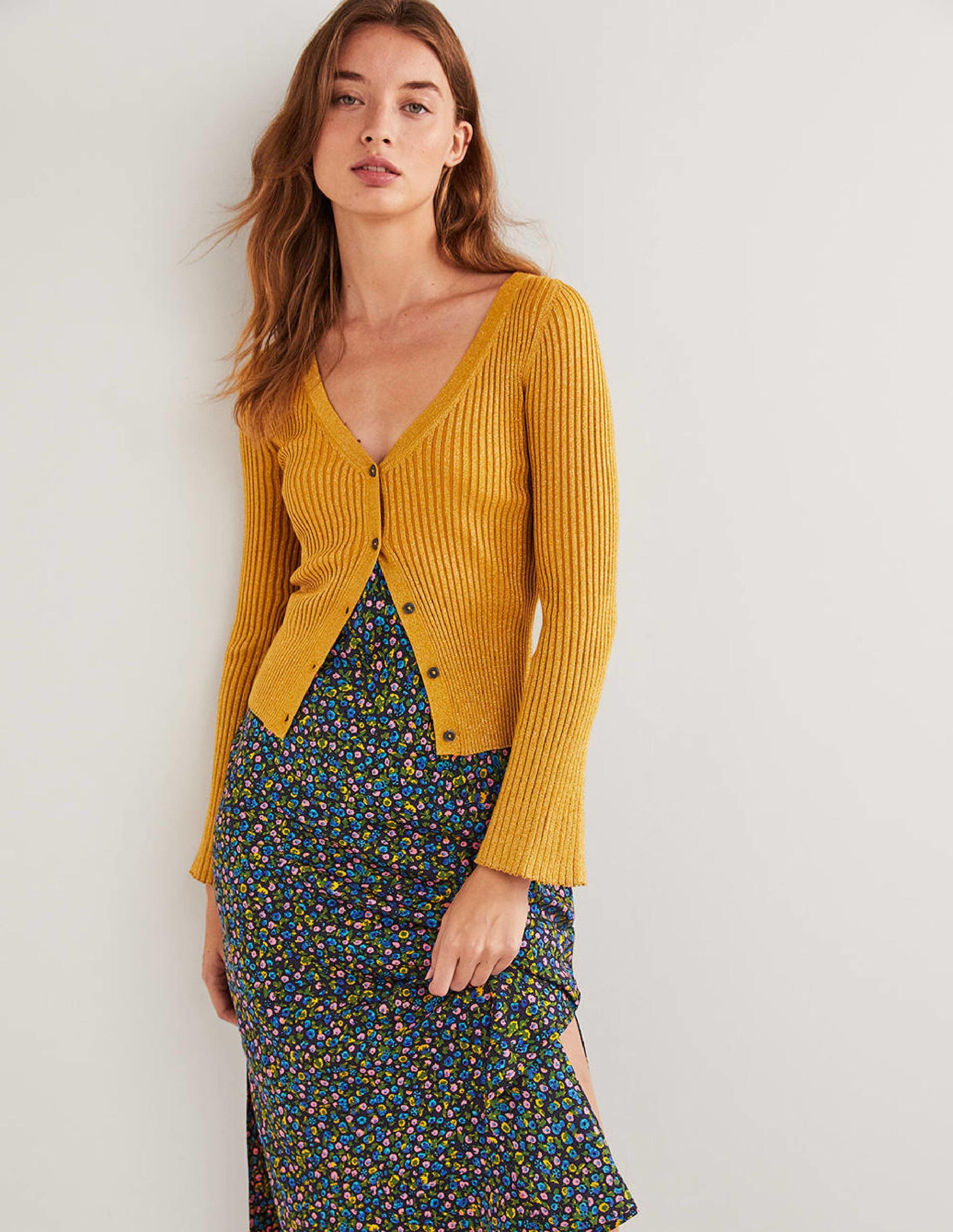 Elena Midi Slip Dress-French Navy, Floral Terrace-5