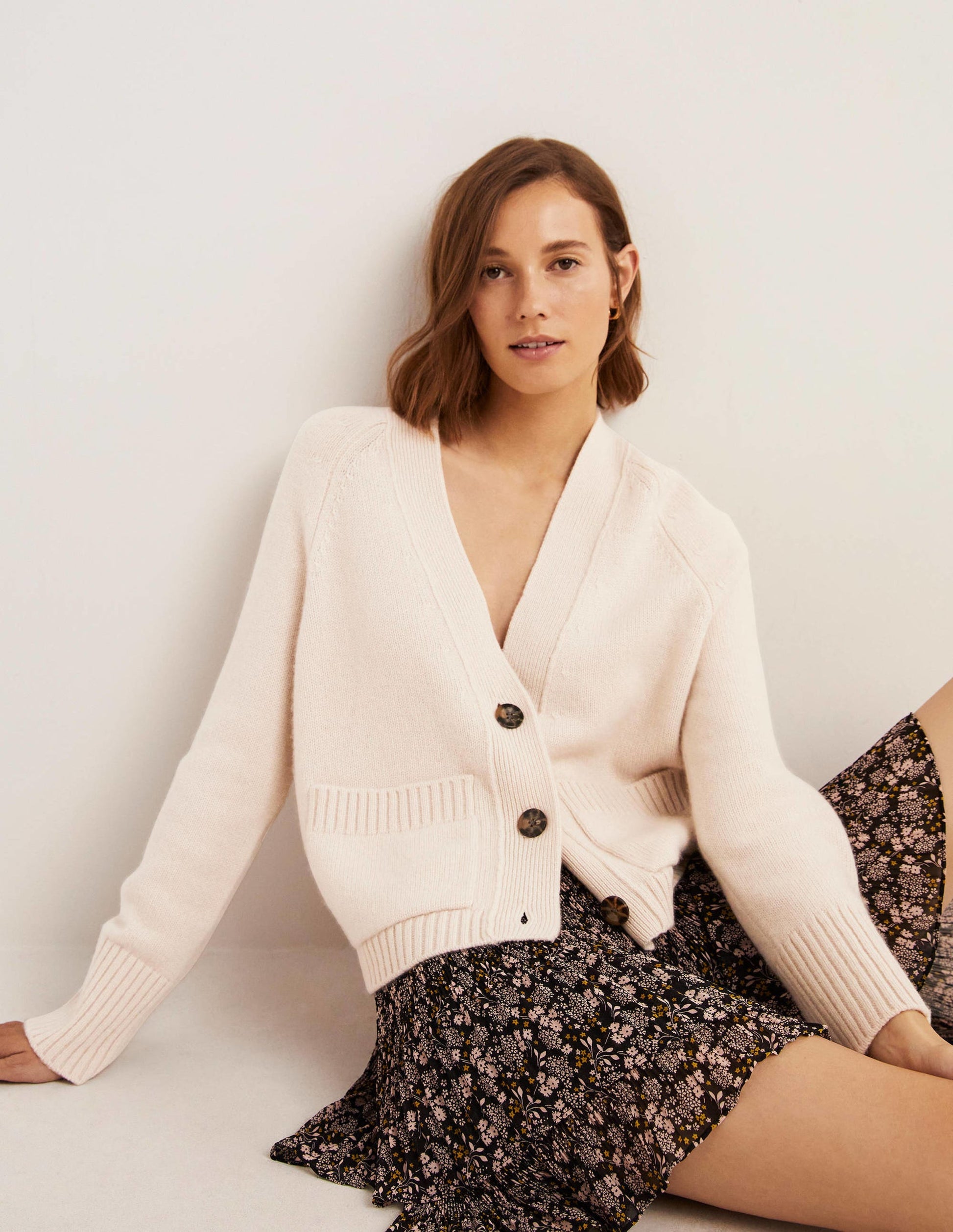 Cashmere Rib Cardigan-Rope-1