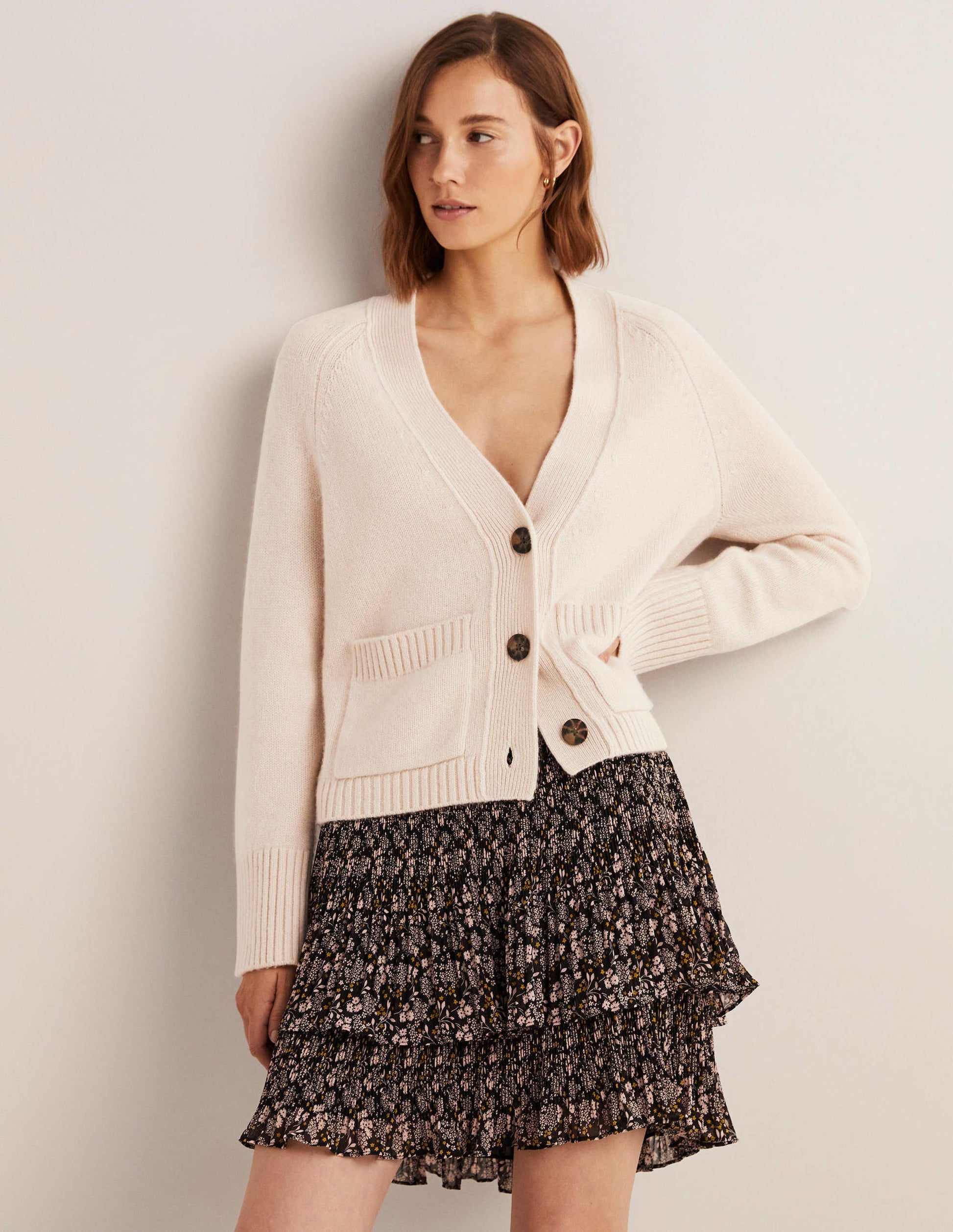 Cashmere Rib Cardigan-Rope-4