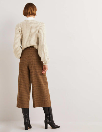 Chunky Ribbed Jumper-Oatmeal Melange-3