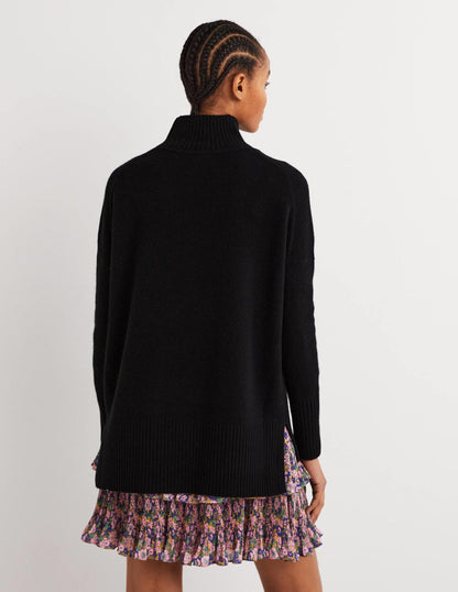 Jessica Oversized Jumper-Black-3