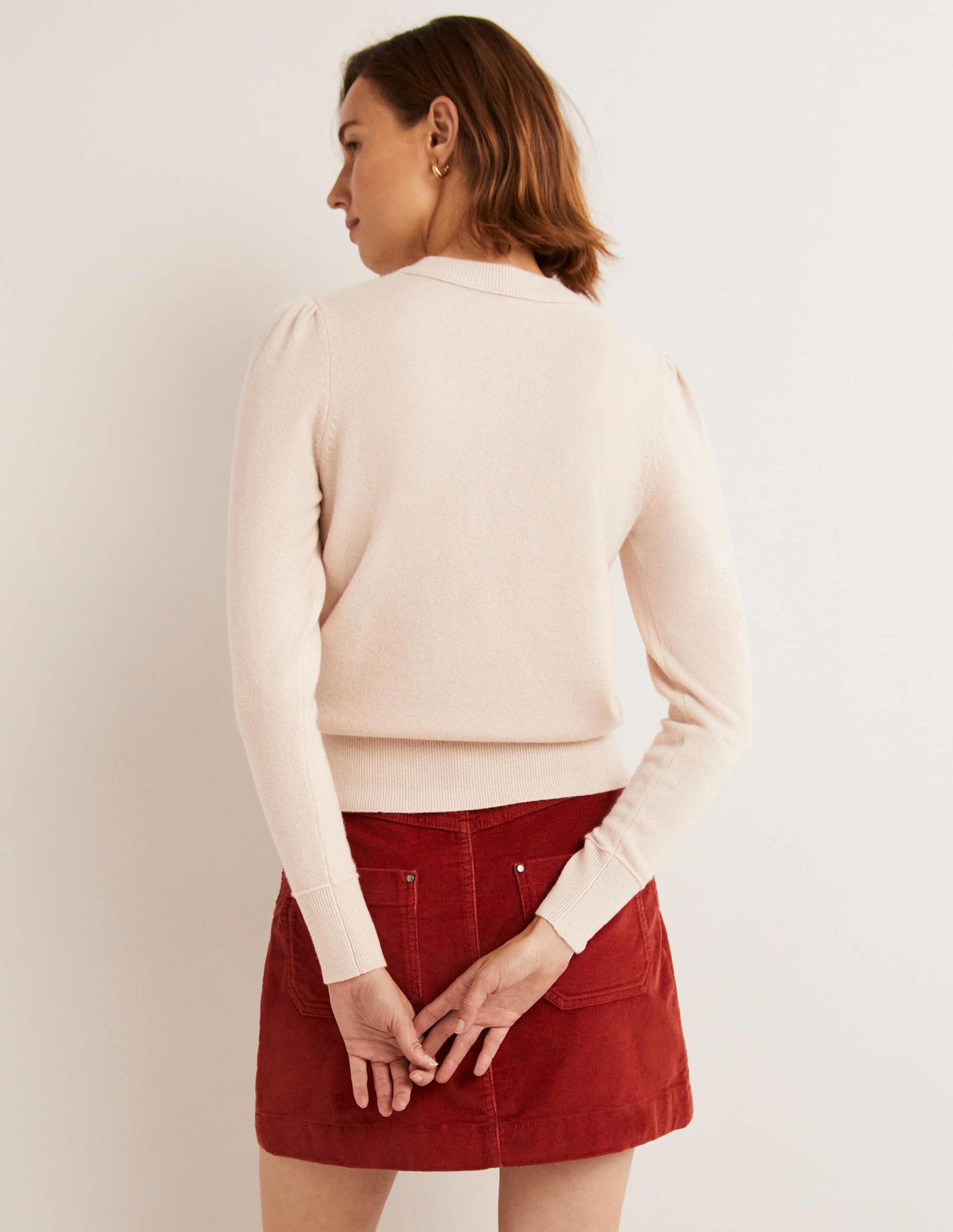 Cashmere Puff Shoulder Jumper-Rope