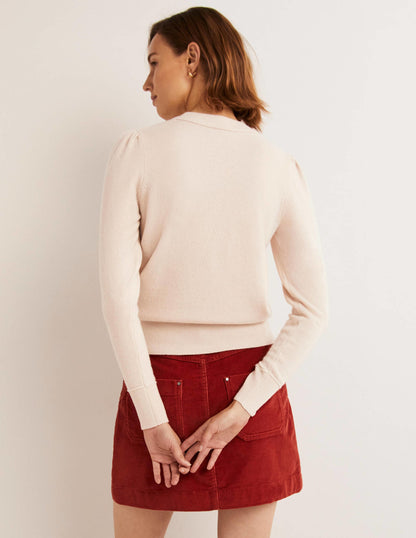 Cashmere Puff Shoulder Jumper-Rope-3