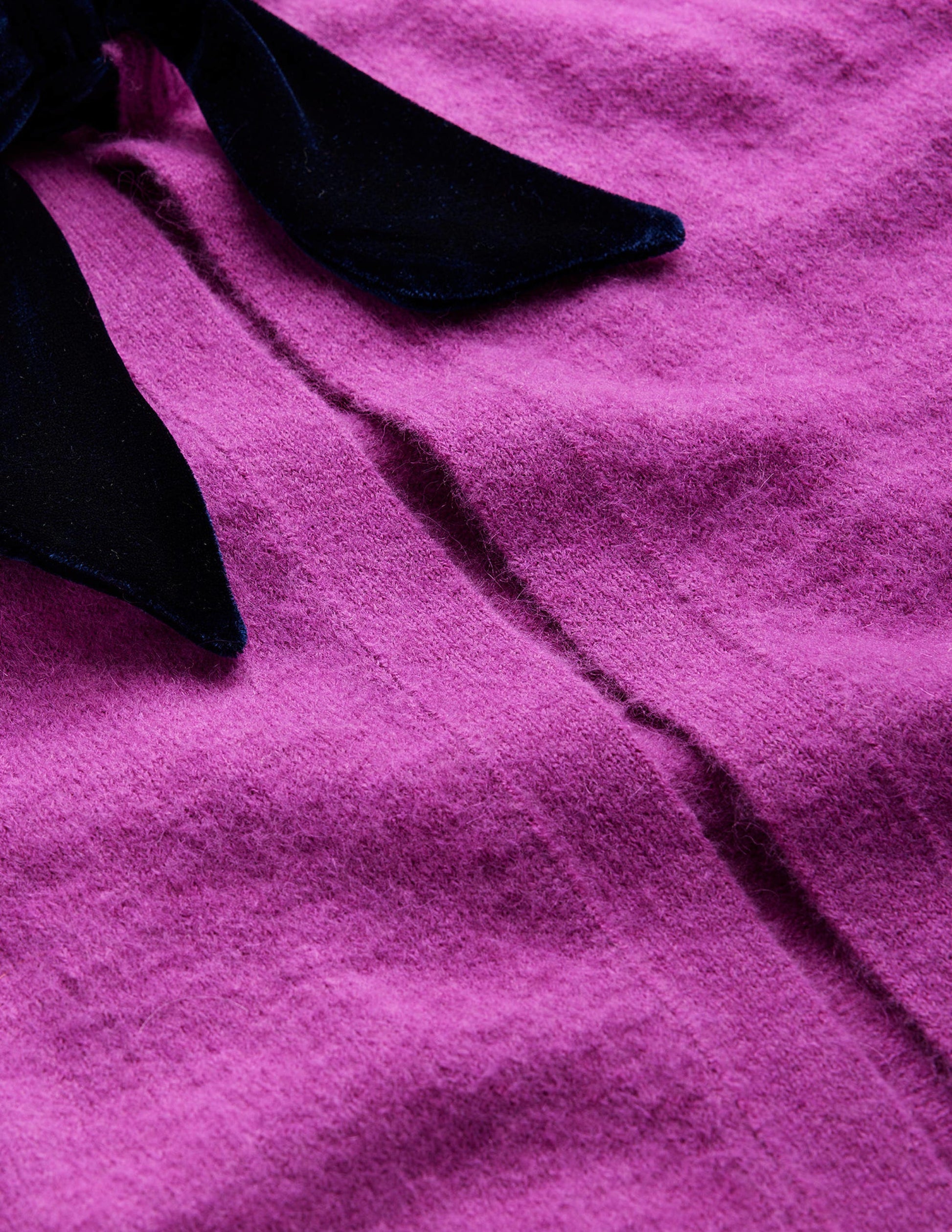 Fluffy Bow Cardigan-Festival Fuchsia-7