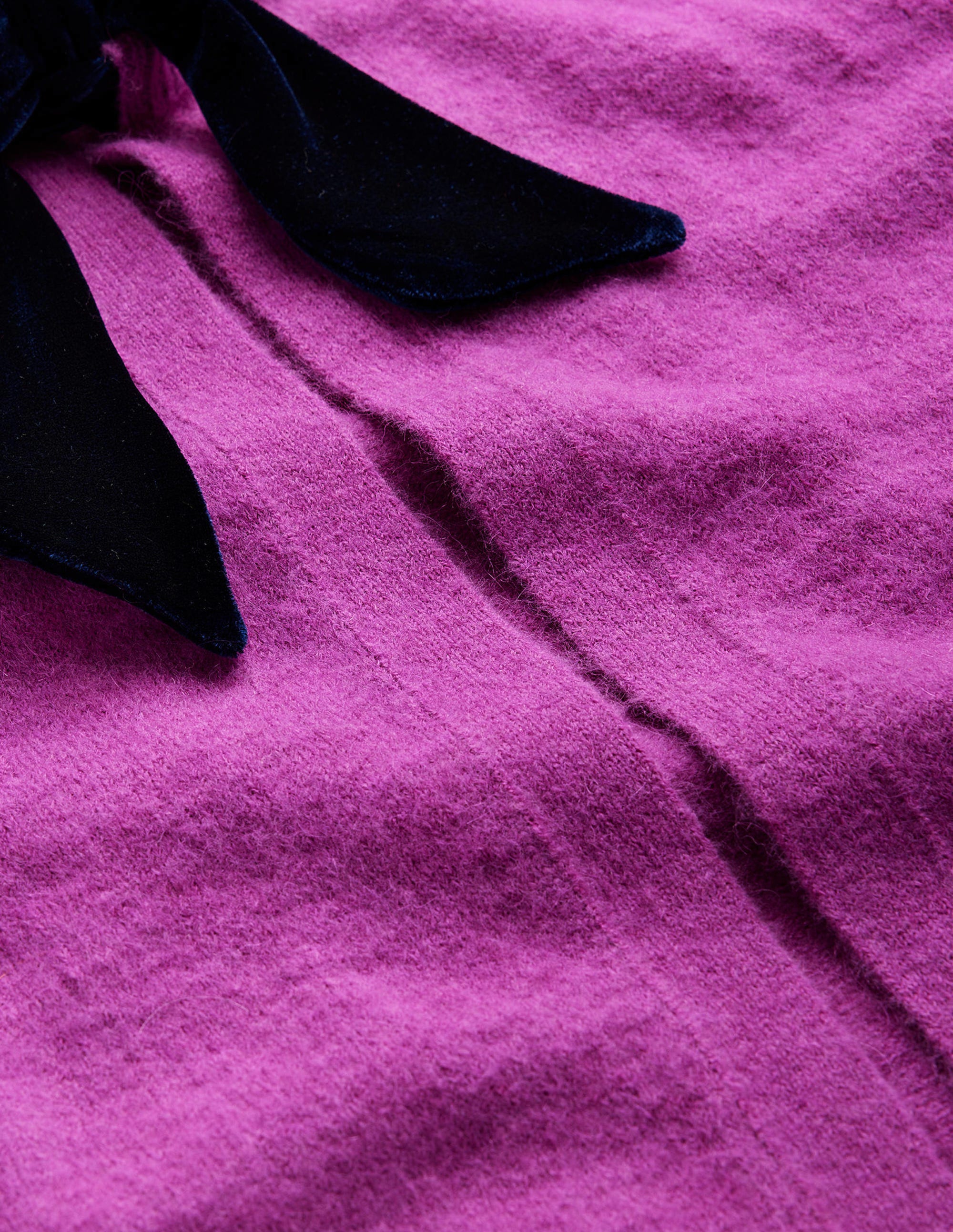Fluffy Bow Cardigan-Festival Fuchsia - Image 7