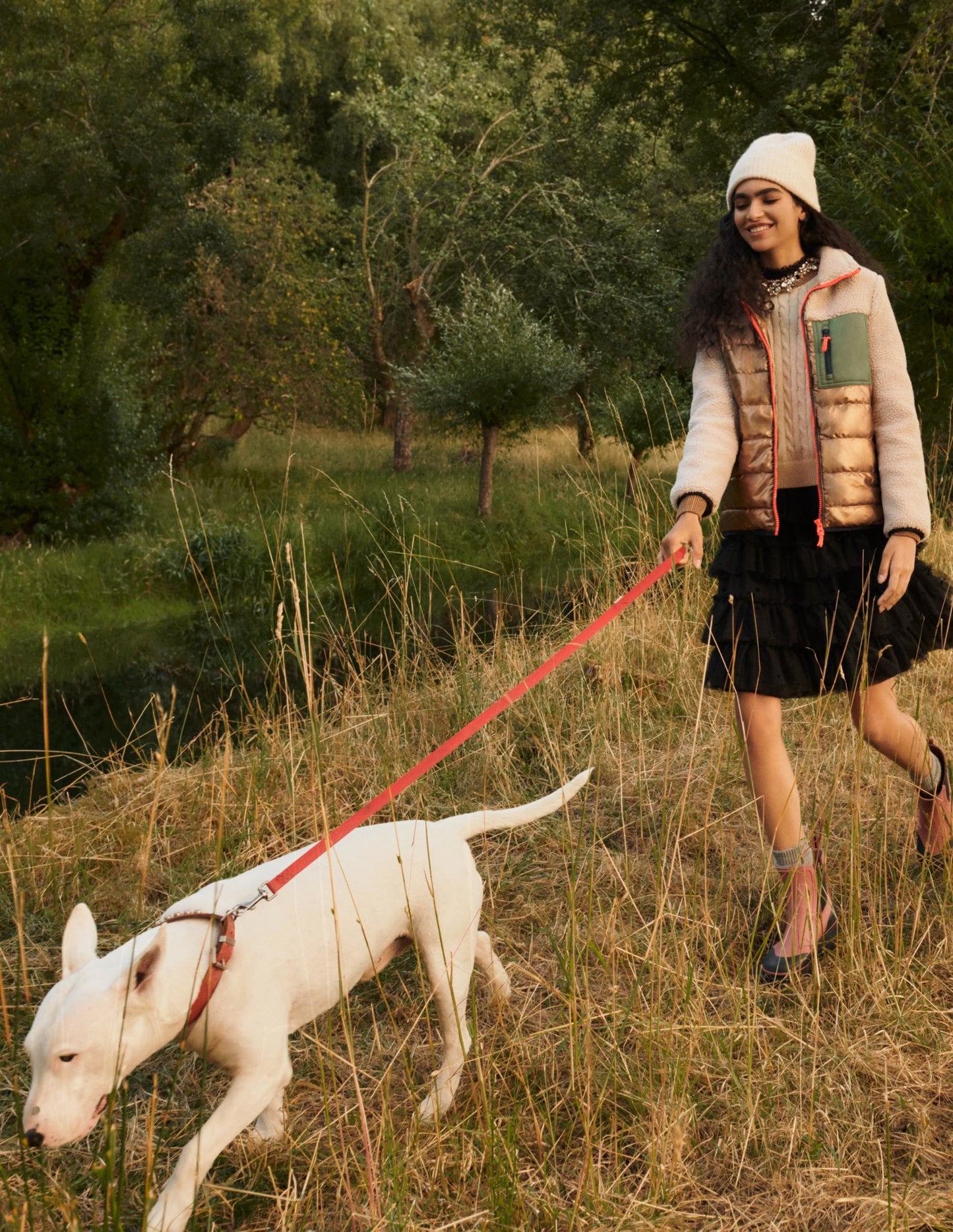 Black Polka Dot Ruffle Tulle Mini Skirt-Black