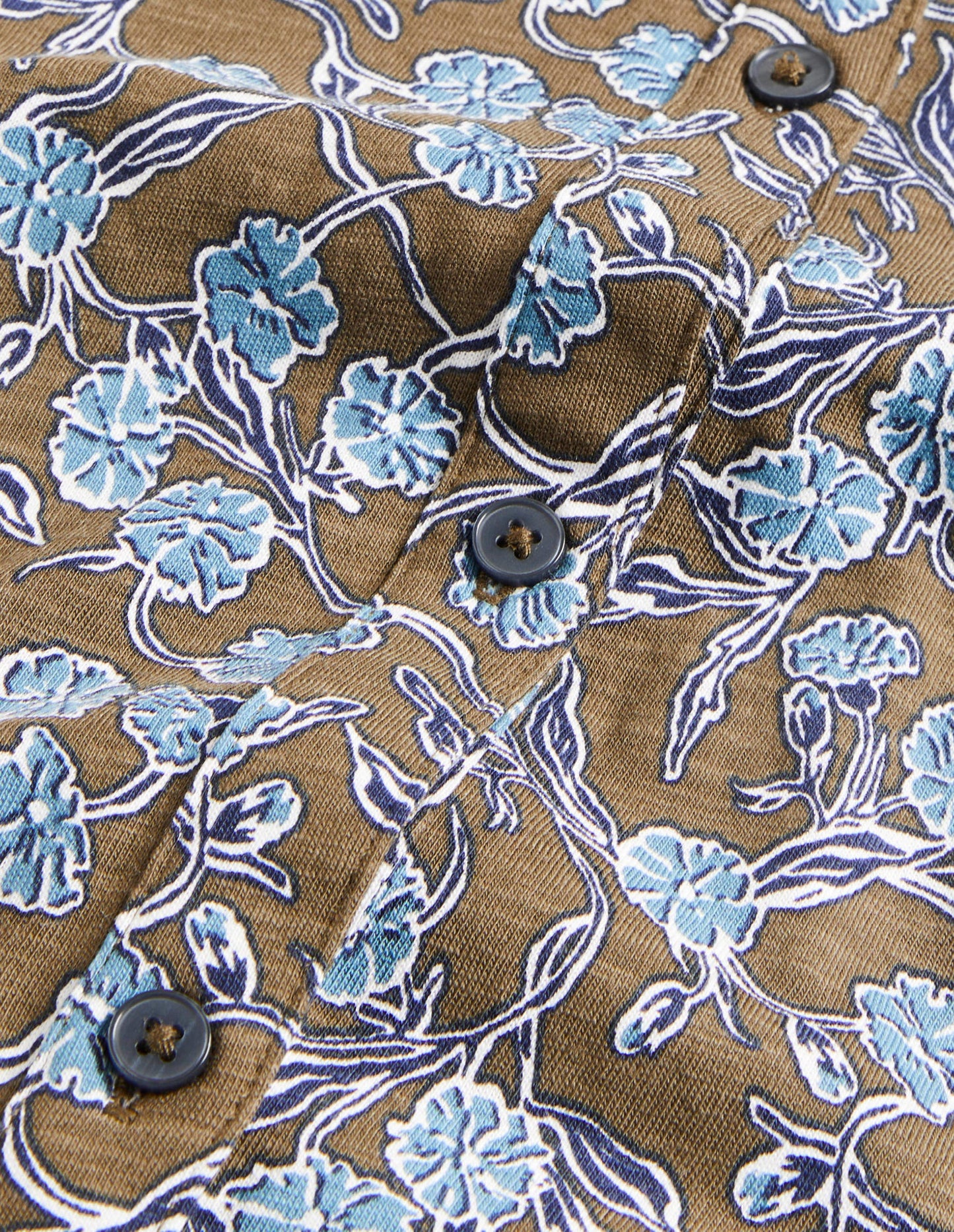 Deep Sleeve Jersey Shirt-Basil, Petal Vine