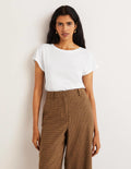 Soft Touch Sleeveless Top-White