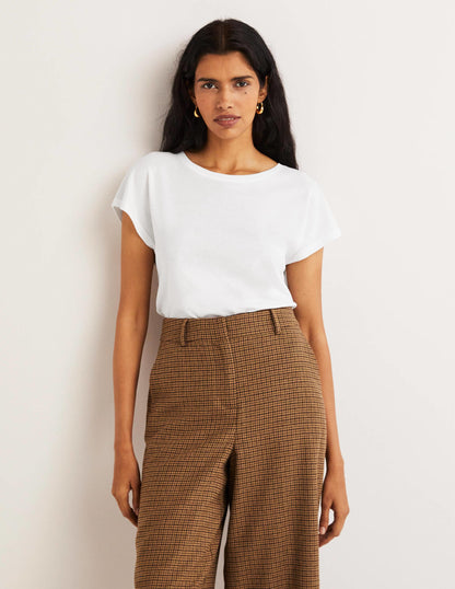 Soft Touch Sleeveless Top-White-1