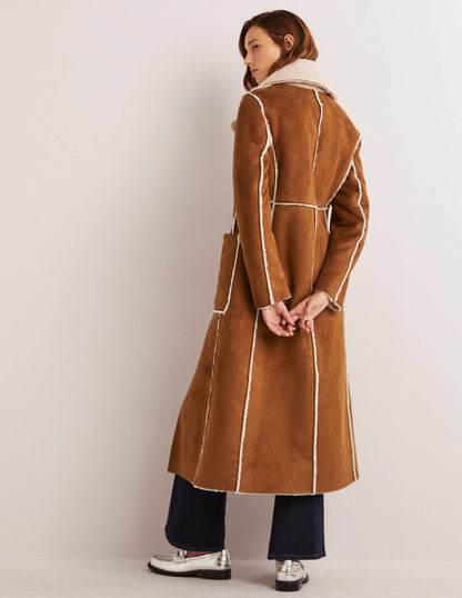 Reversible Faux-Shearling Coat-Hazel-3