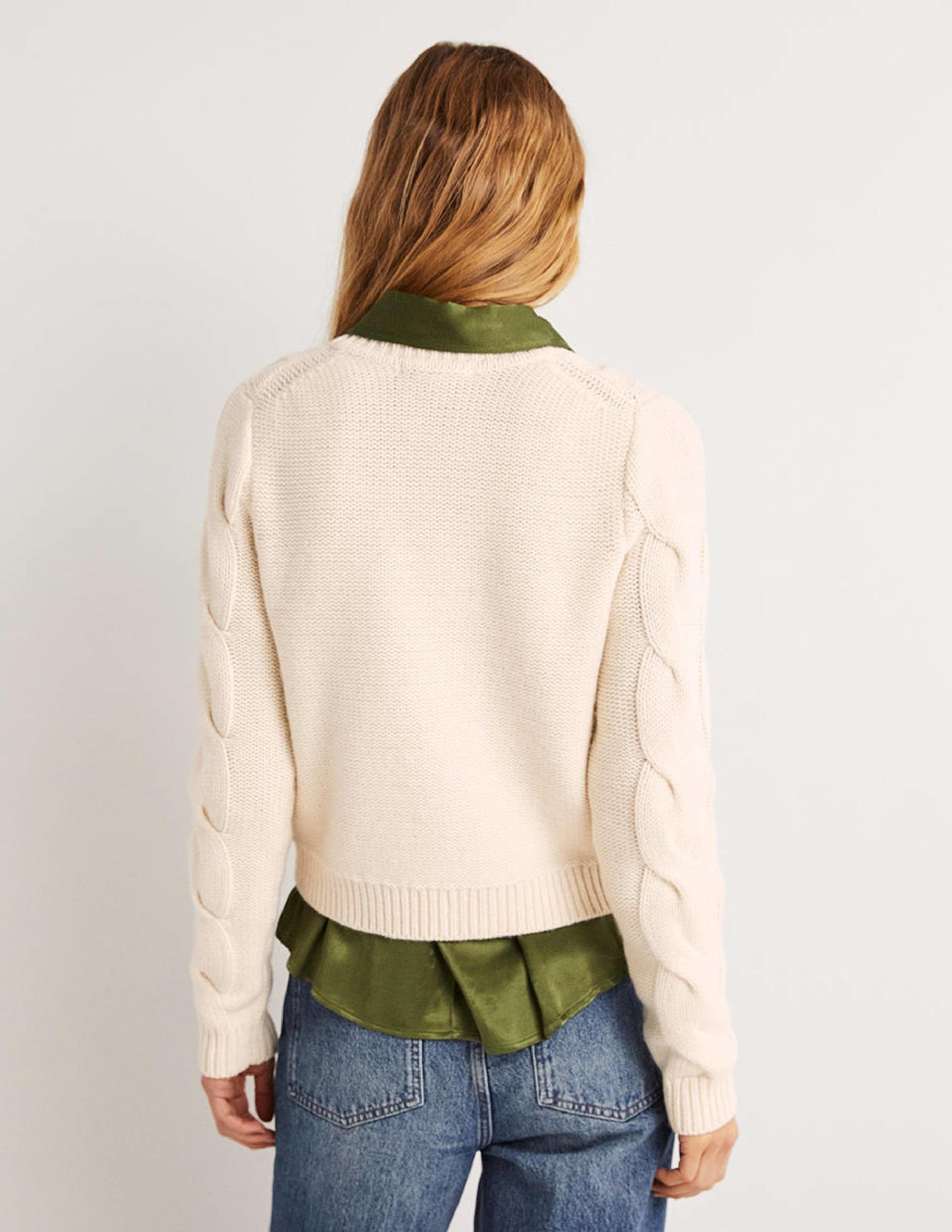 Chunky Cable Jumper-Warm Ivory-3