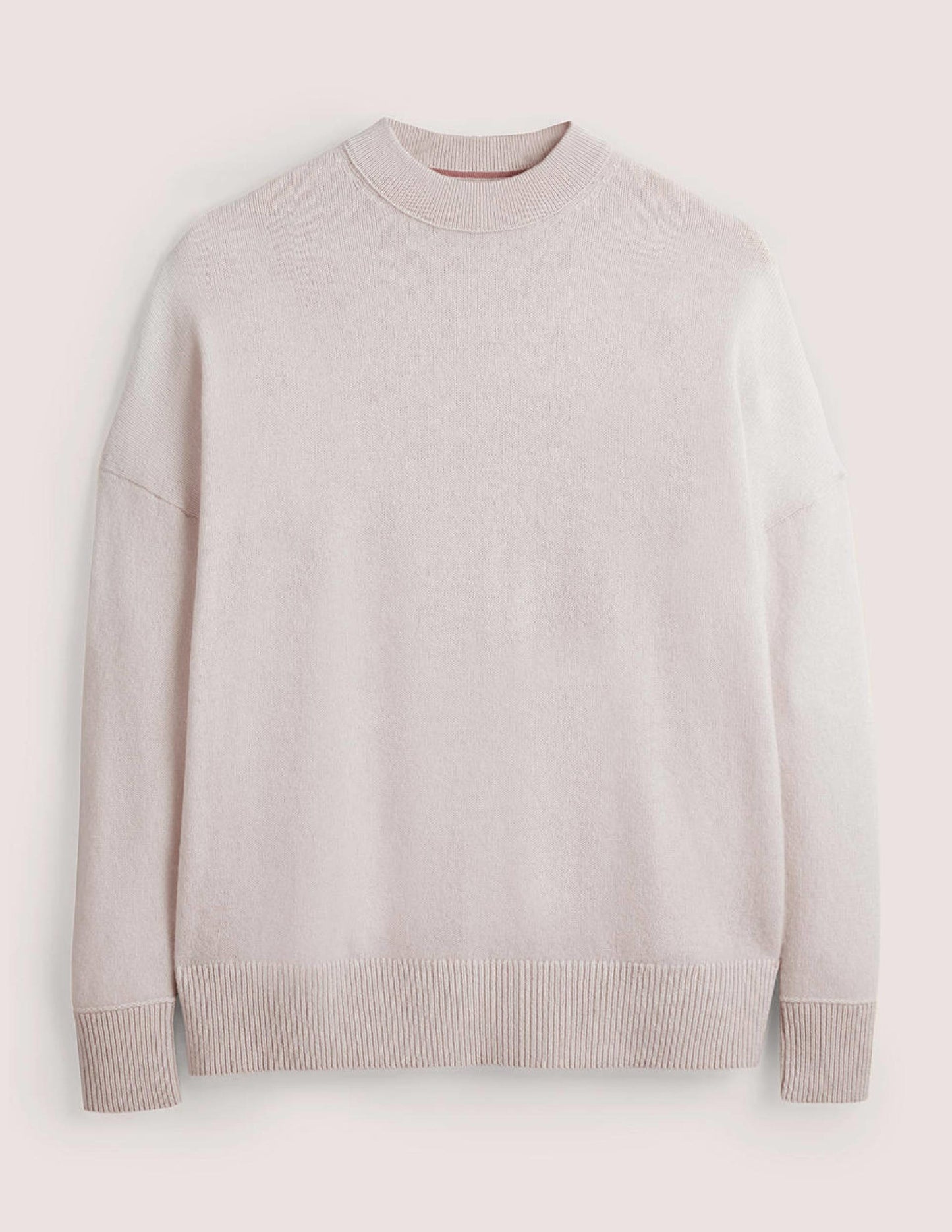 Cashmere Boyfriend Crew Jumper-Rope
