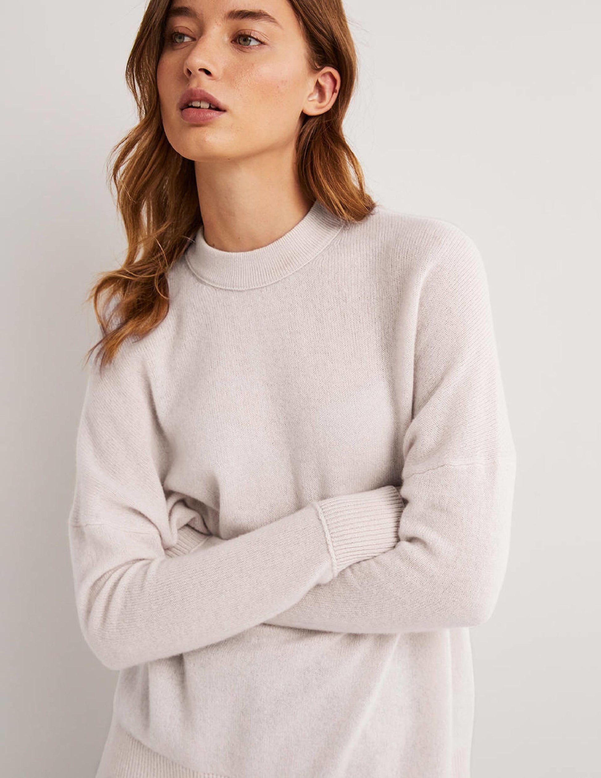 Cashmere Boyfriend Crew Jumper-Rope-1